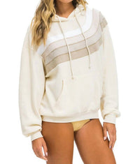 Aviator Nation - Wave Stripe 4 Relaxed Pullover Hoodie