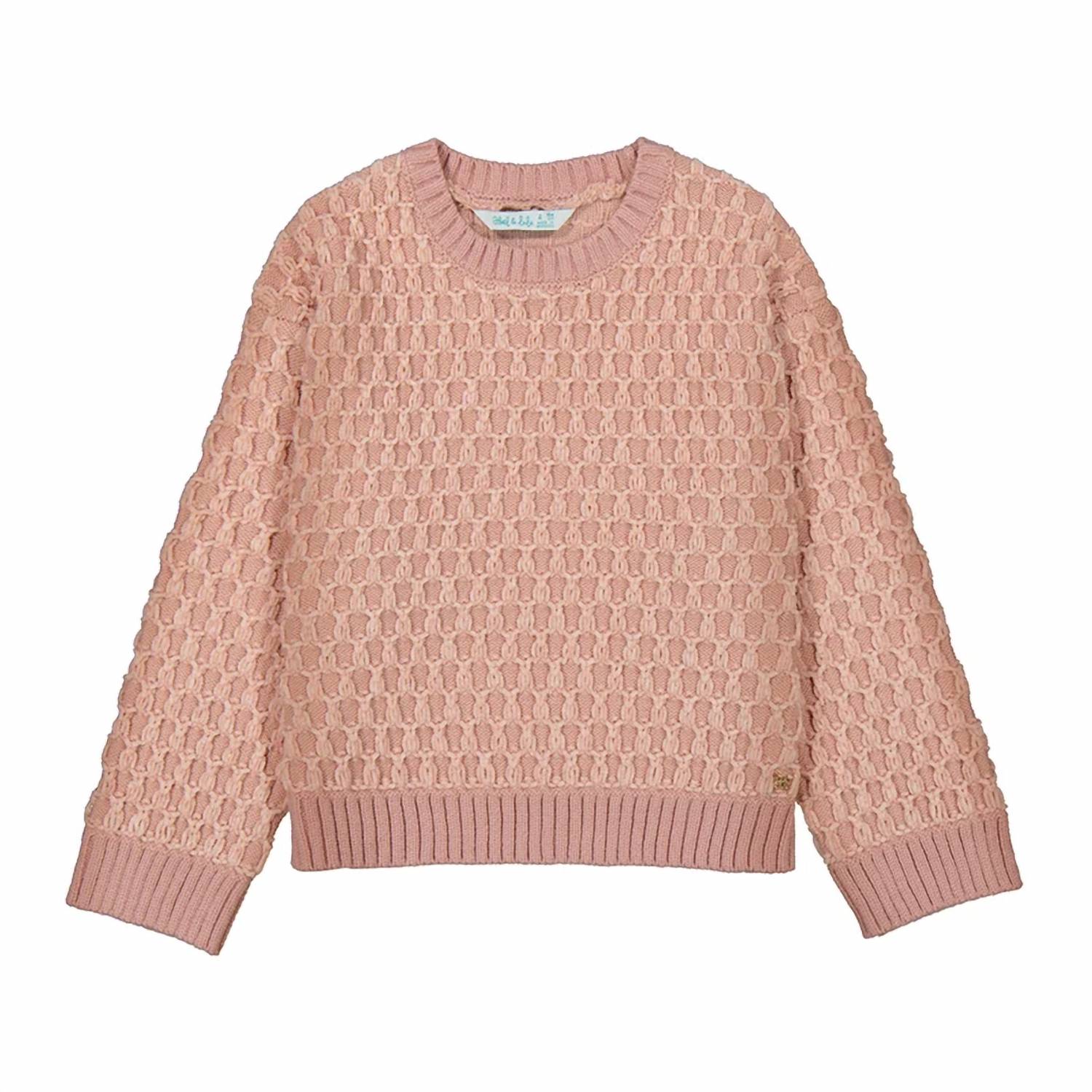 Abel & Lula - Kid's Petal Jacquard Sweater
