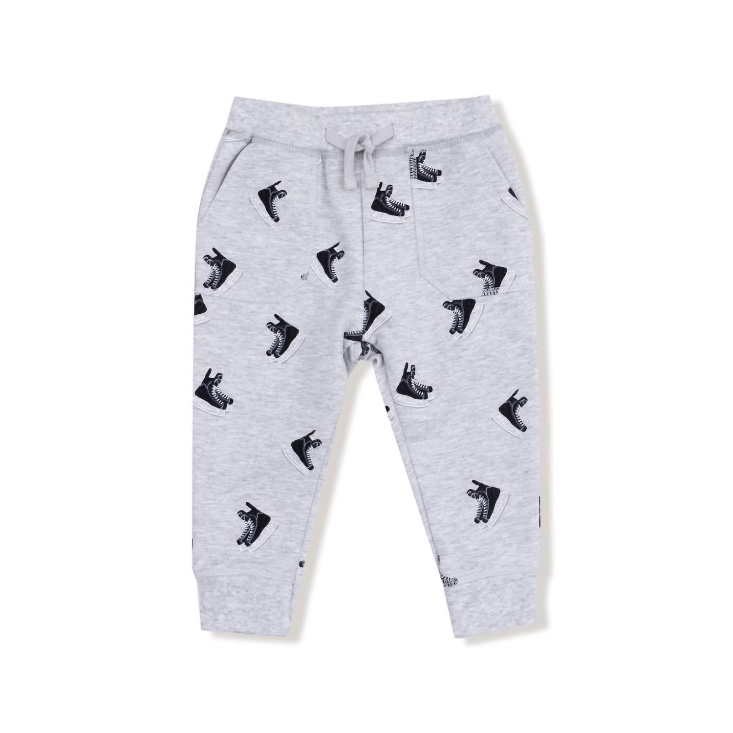 ANGEL DEAR Boy's French Terry Sweatshirt & Jogger Set in grey - item - alternate view