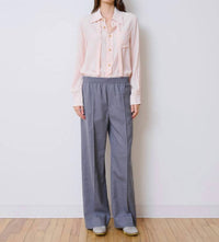 WE-AR4 Academy Silk Crepe Blouse in pale blush - women's blouse - alternate view