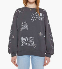 Mother - Drop Square Inset Sweatshirt