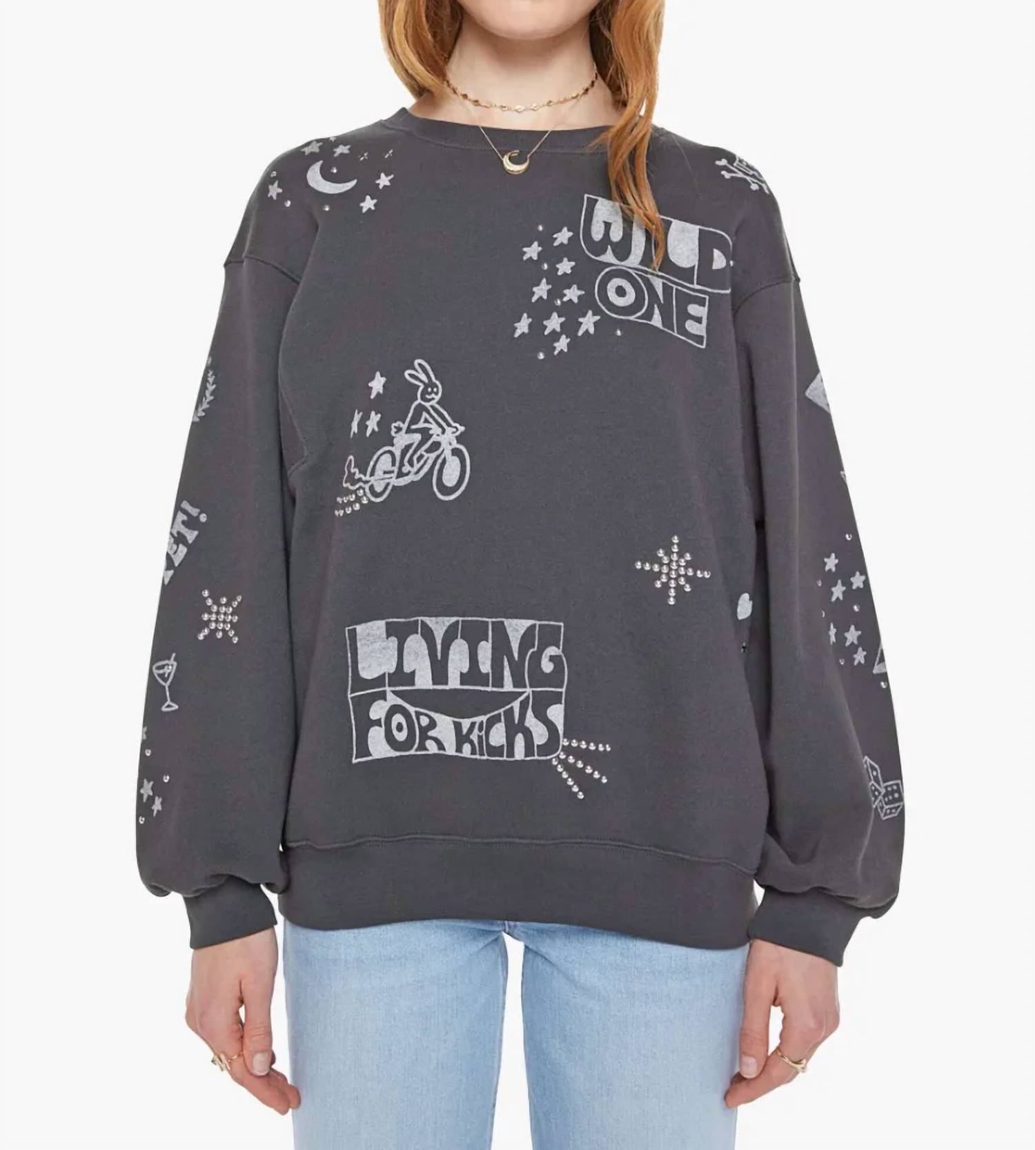 Mother - Drop Square Inset Sweatshirt