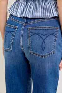 Judy Blue High Waist Wilhelmena Baggy Fit Jeans in dark wash - women's jeans - view 7