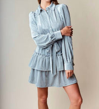 Rareraw - Evette Velvet Shirt Dress