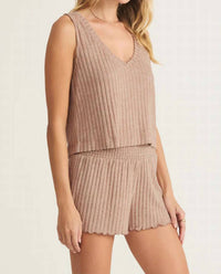 Z Supply - Sloane V-neck Silky Rib Tank
