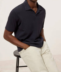 CLOSED Short Sleeve Polo in dark night - men's shirt - view 6