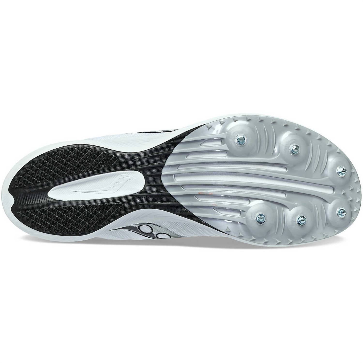 SAUCONY Women's Velocity Mp Track Spike Shoes in white silver - women's shoe - view 5