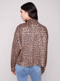 Charlie B - Print Scuba Short Jacket