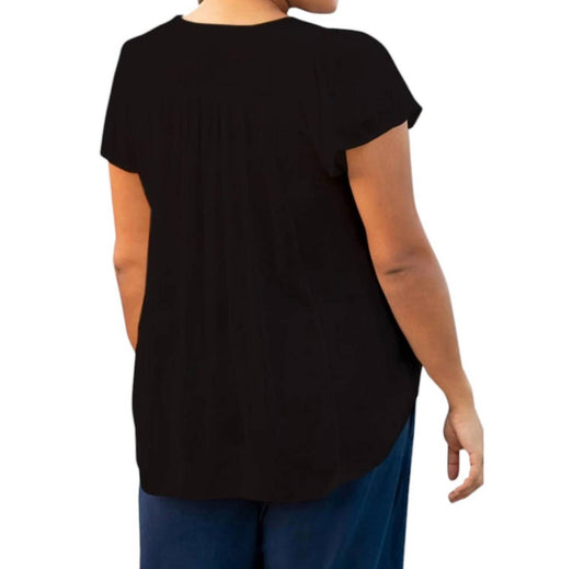 On The Plus Side - Karla Embroidered Blouse - PLUS