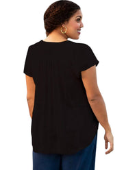 On The Plus Side - Karla Embroidered Blouse - PLUS