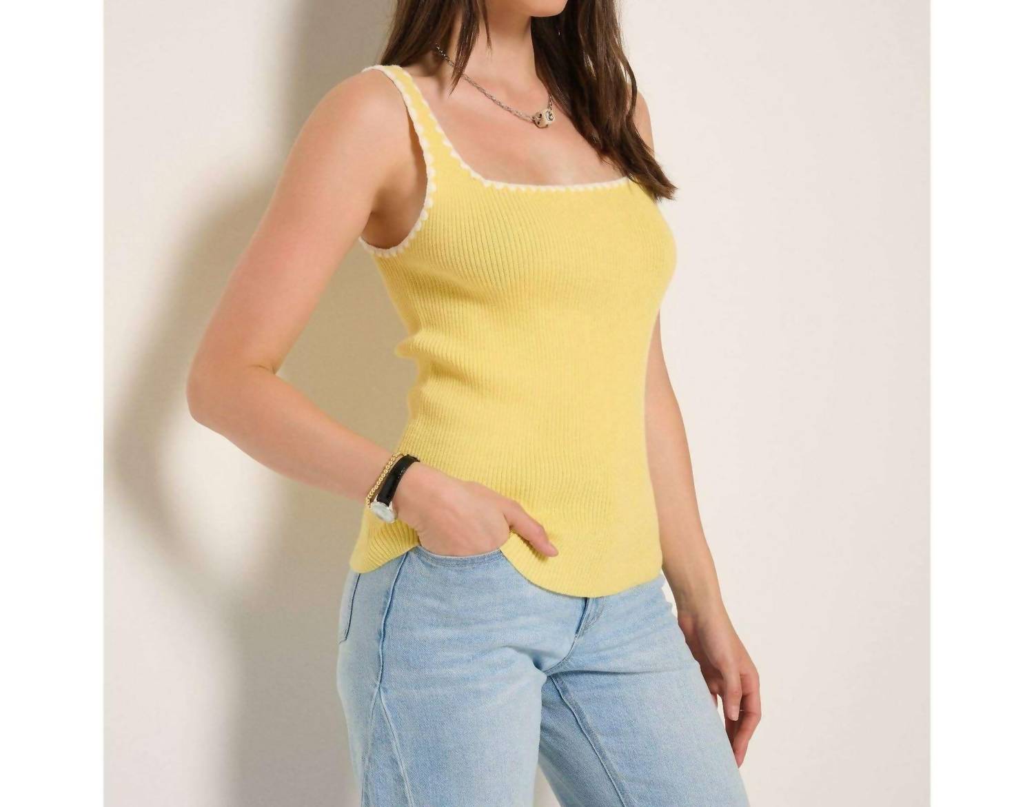 Seventy Eight And Sunny - Women's Shoreline Whip Stitch Tank Top