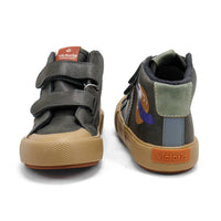 Victoria - Kids' Tribu Faux Leather Straps And Space Print Sneakers