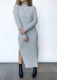 Enza Costa - Sweater Rib Turtleneck Dress