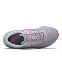 New Balance Little Kid's Fresh Foam Arishi Running Shoes in grey rainbow - kids' sneaker - view 4