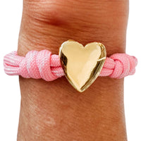 Sparkle For The Soul - Women's Sierra Heart Cord Bracelet