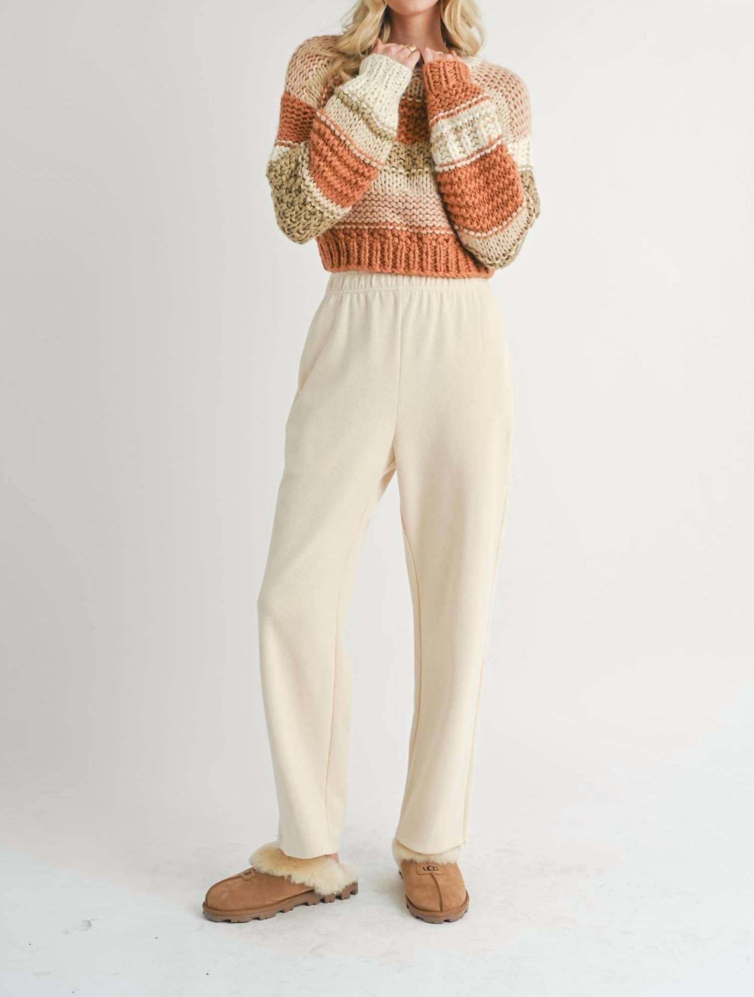 Sadie & Sage - Butter Pecan Chunky Sweater