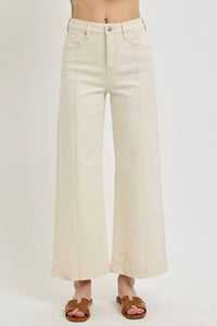 Risen - Heidi High Rise Crop Wide Leg Pants