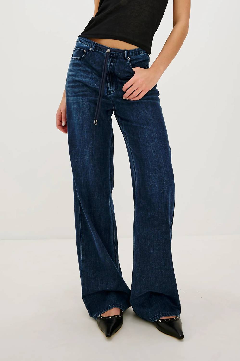 Rails Normandie Wide-leg Denim Pant in oceana - women's jeans