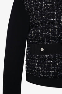 Herno - Chanel Maglia Tessuto Con Piuma Jacket