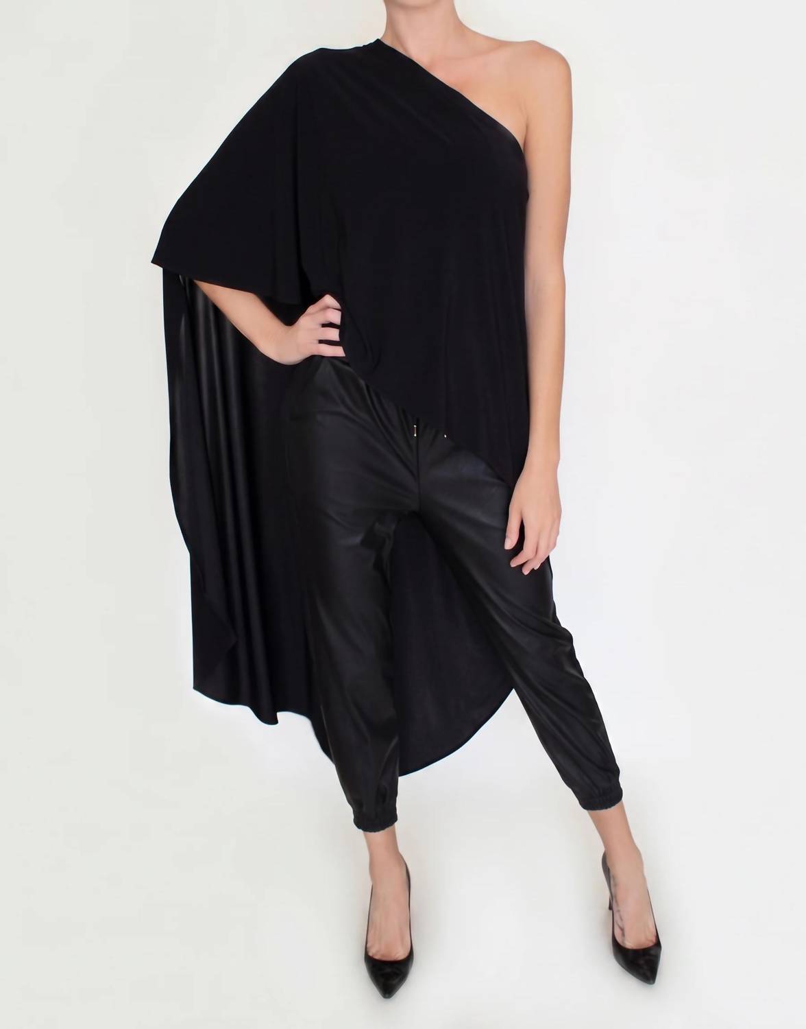 Betsy Moss - Elysian Drenched Cape Top