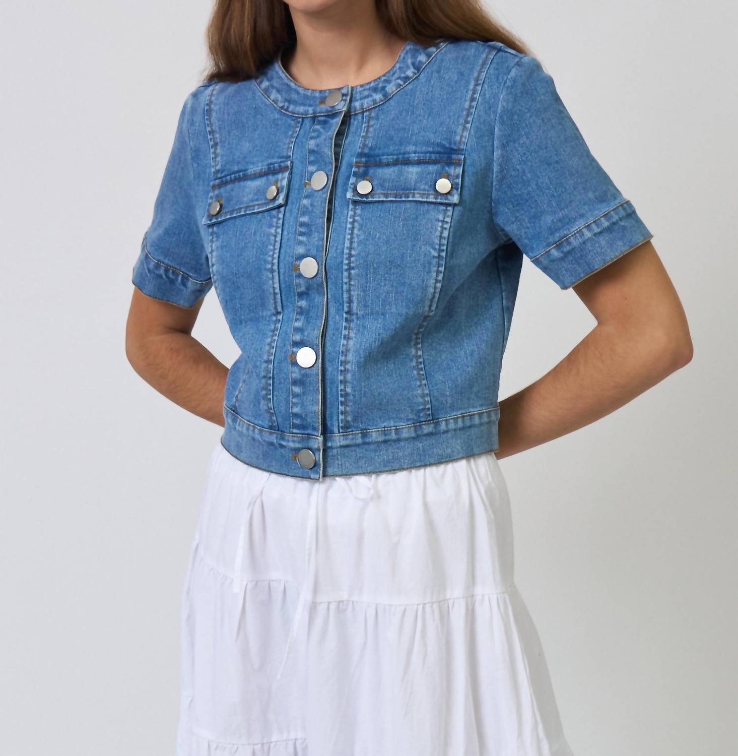 Central Park West - Serena Short Sleeve Jacket