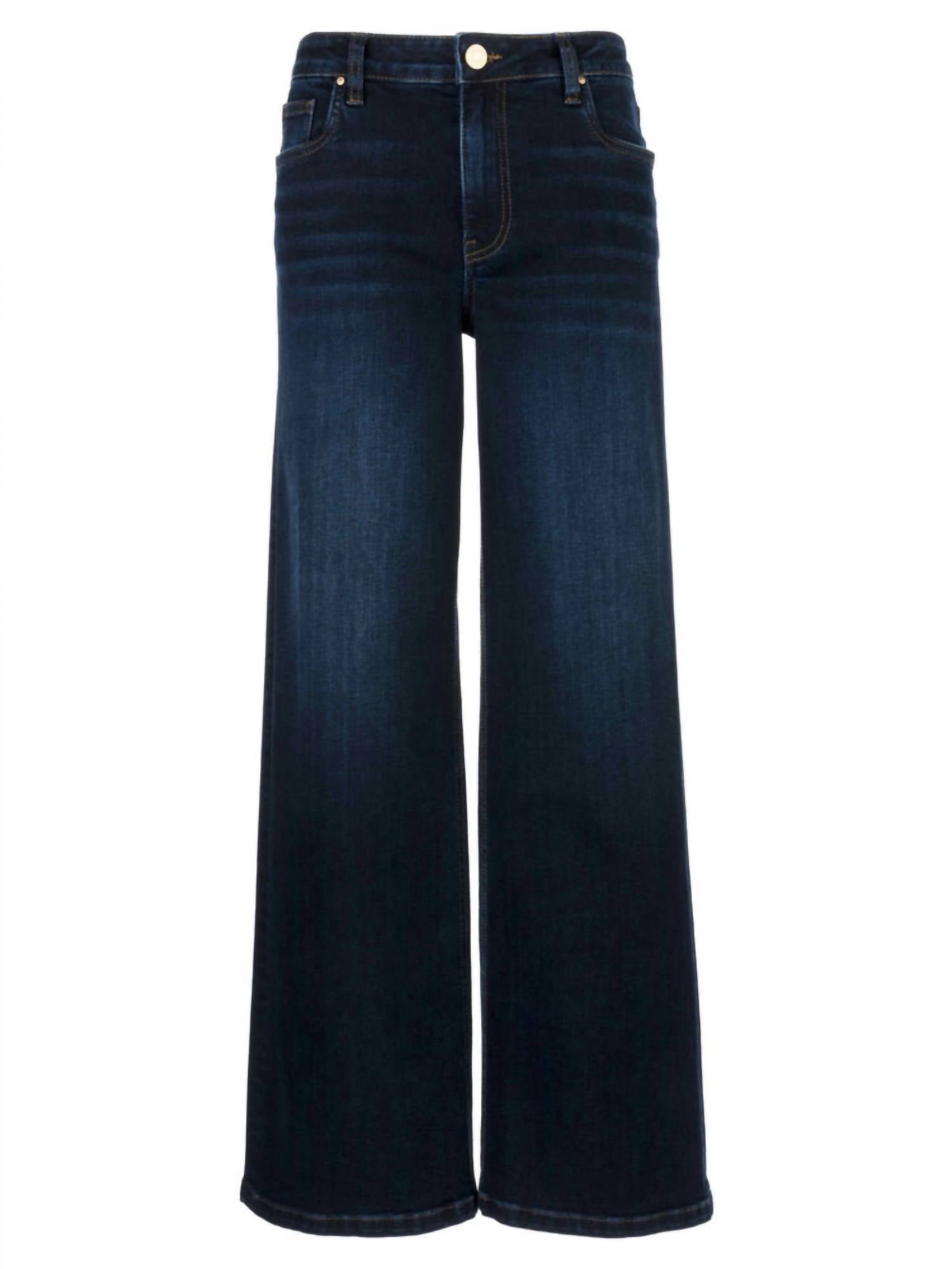 KUT FROM THE KLOTH High Rise Wide Leg With Clean Hem Jeans in attributable - women's jeans - alternate view