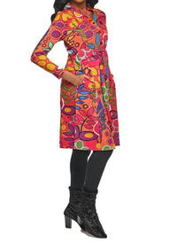 Tulip Clothing - Galapagos Orchard Midi Dress
