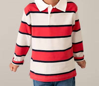 Mayoral - Striped Rugby Polo Shirt
