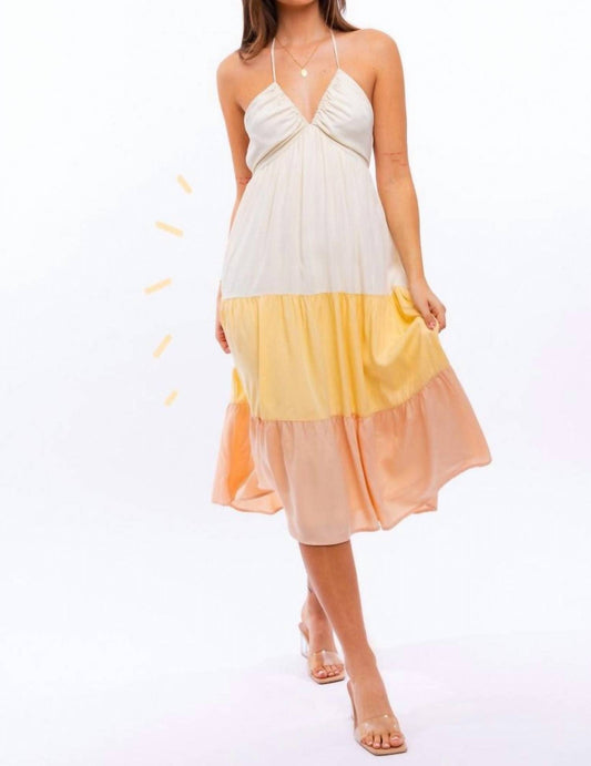 Le Lis - Golden Tide Midi Dress