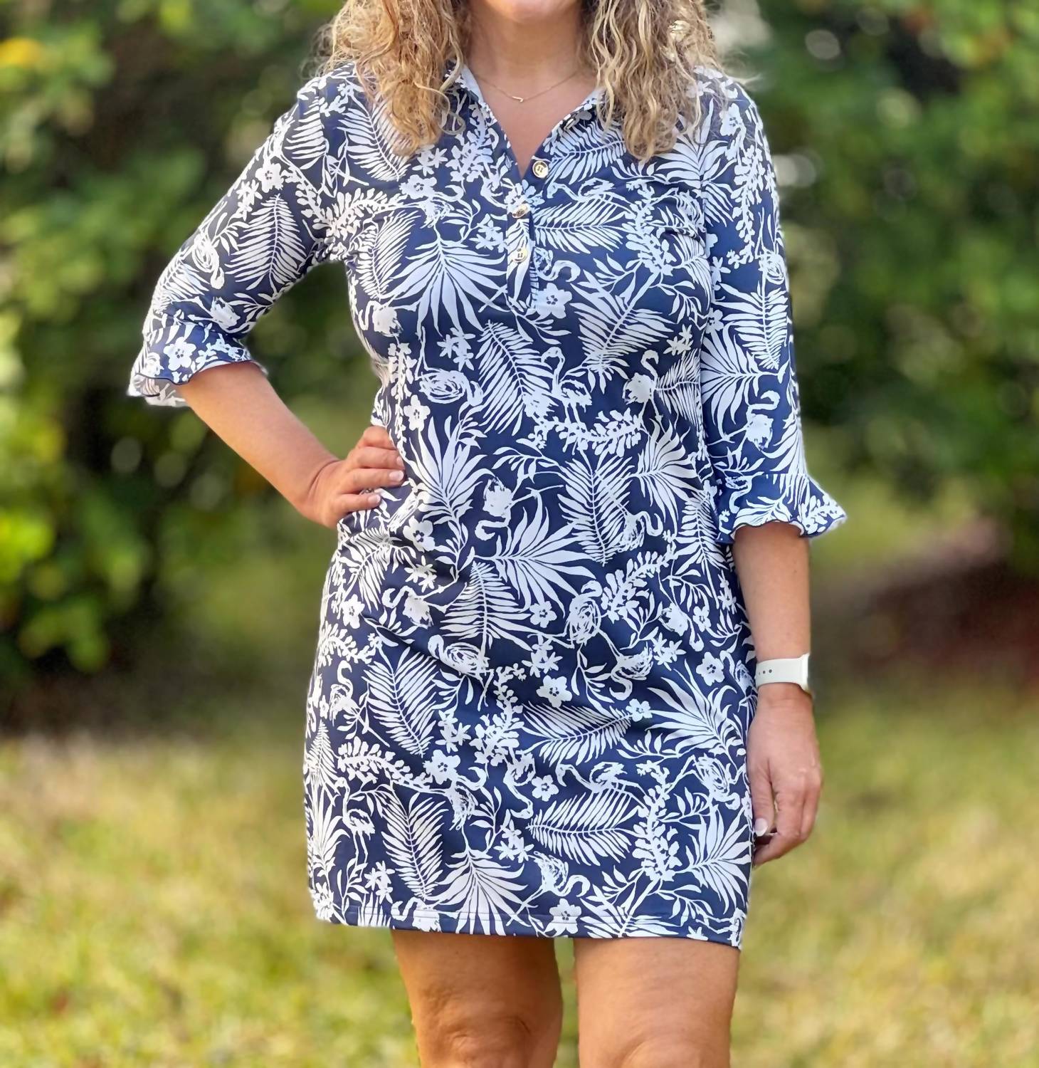 Ana Clare - Marin Flounce Dress