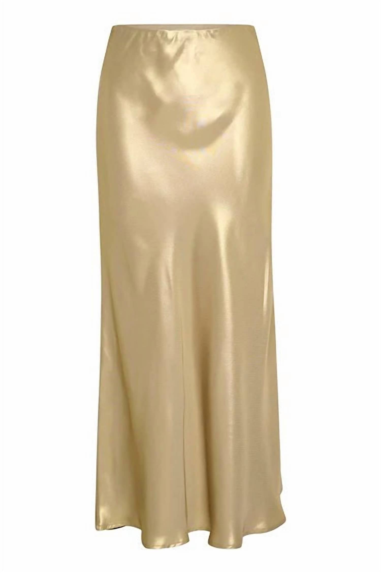 Part Two Laurinas Maxi Skirt in gold - women's skirt - view 4