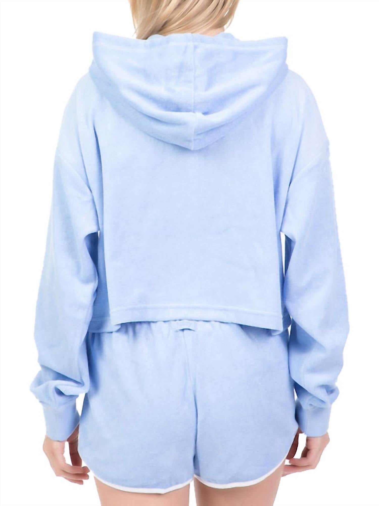 Beach Micro Terry Hooded Pullover
