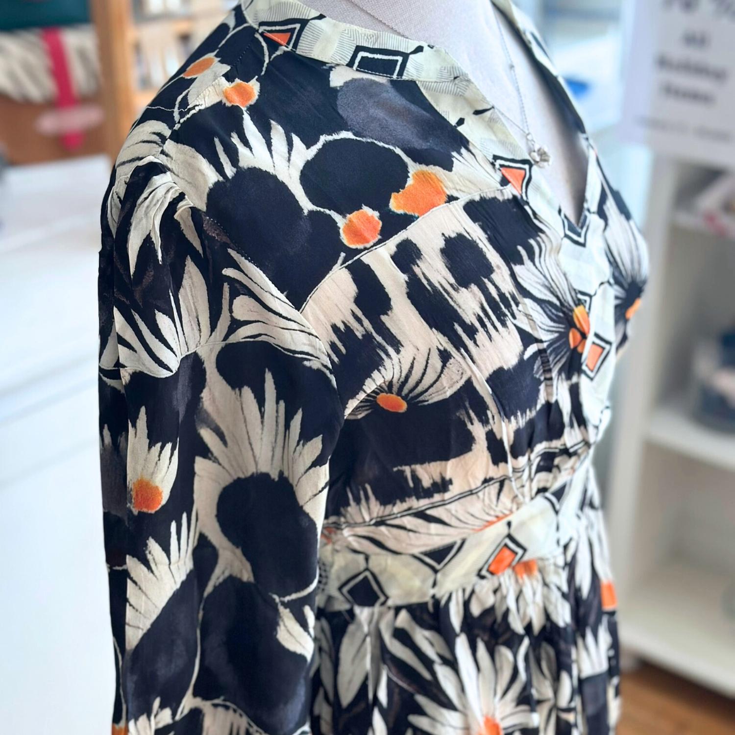 Shana Apparel - Women's Floral Sunflower Dress