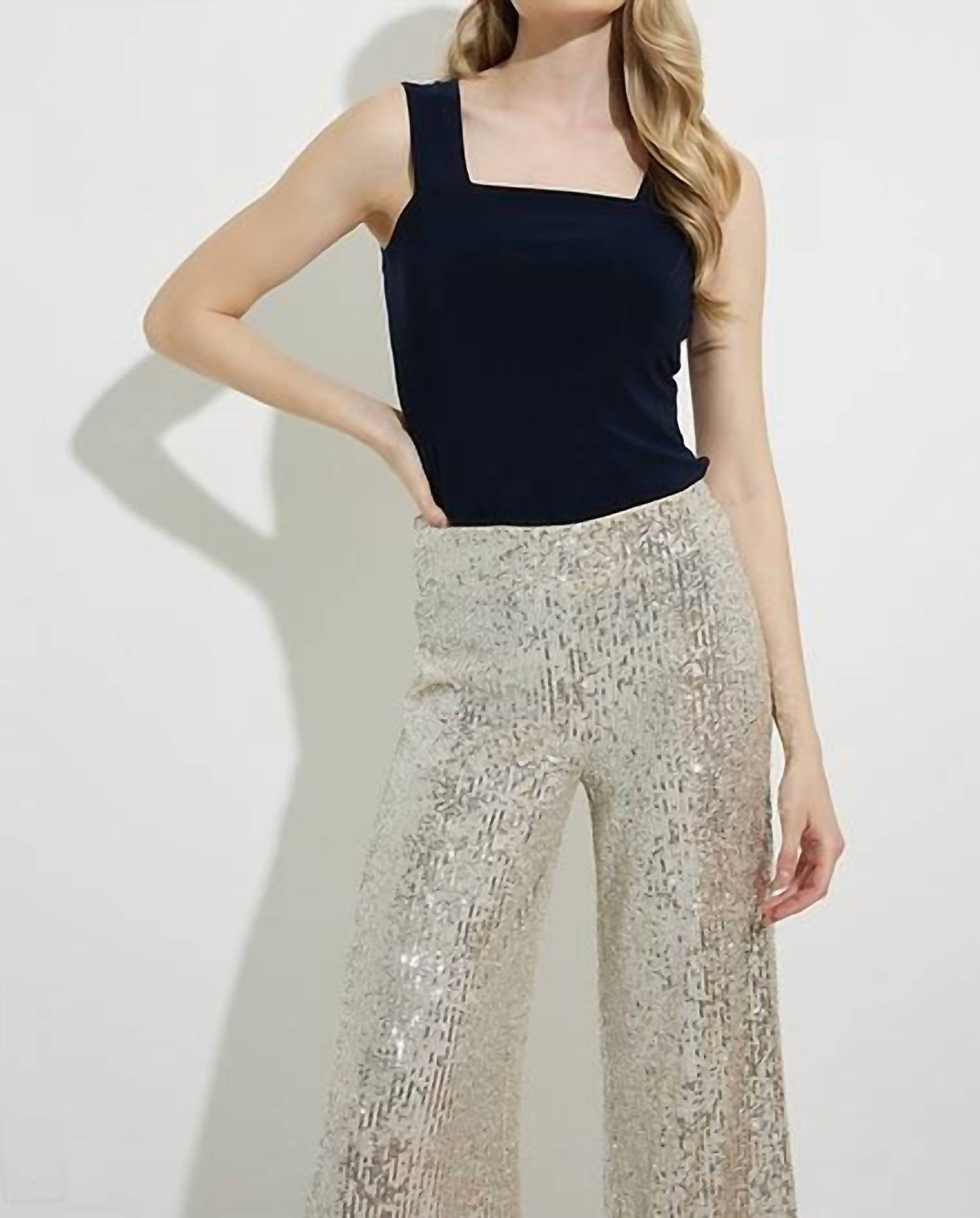 Joseph Ribkoff - Sequin Detail Pants