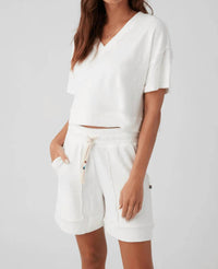 Sol Angeles - Terry Raw V Pullover