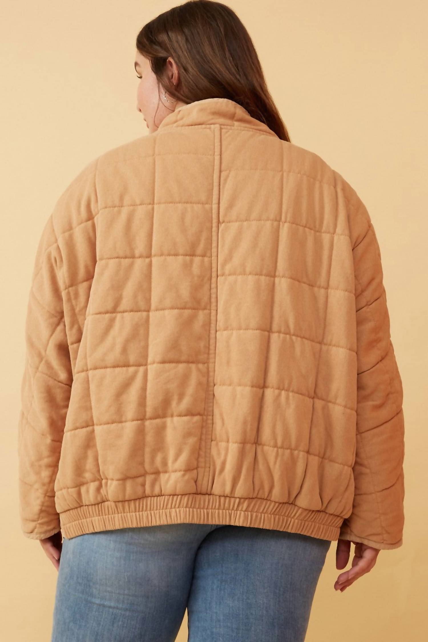 Hayden La - Quilted Zip Up Padded Jacket