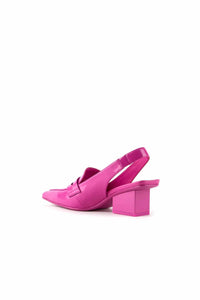 United Nude - Women's Raila Loafer Mid Block Heel Sandal