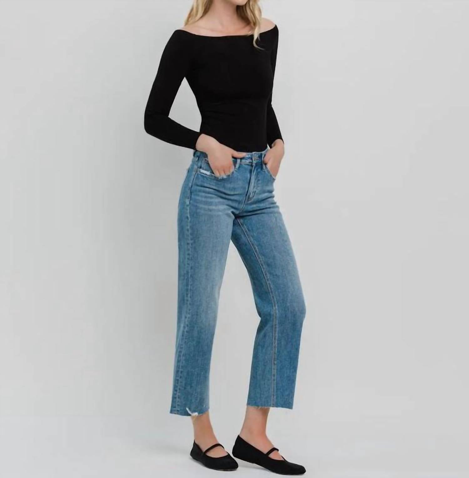 Flying Monkey - High Rise Boyfriend Jeans