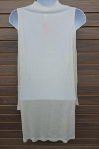 Mts - Women's Cold Shoulder With Lace High Neck