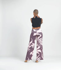 CLARA SUNWOO Palazzo Pants in floral coco - women's pants - view 7