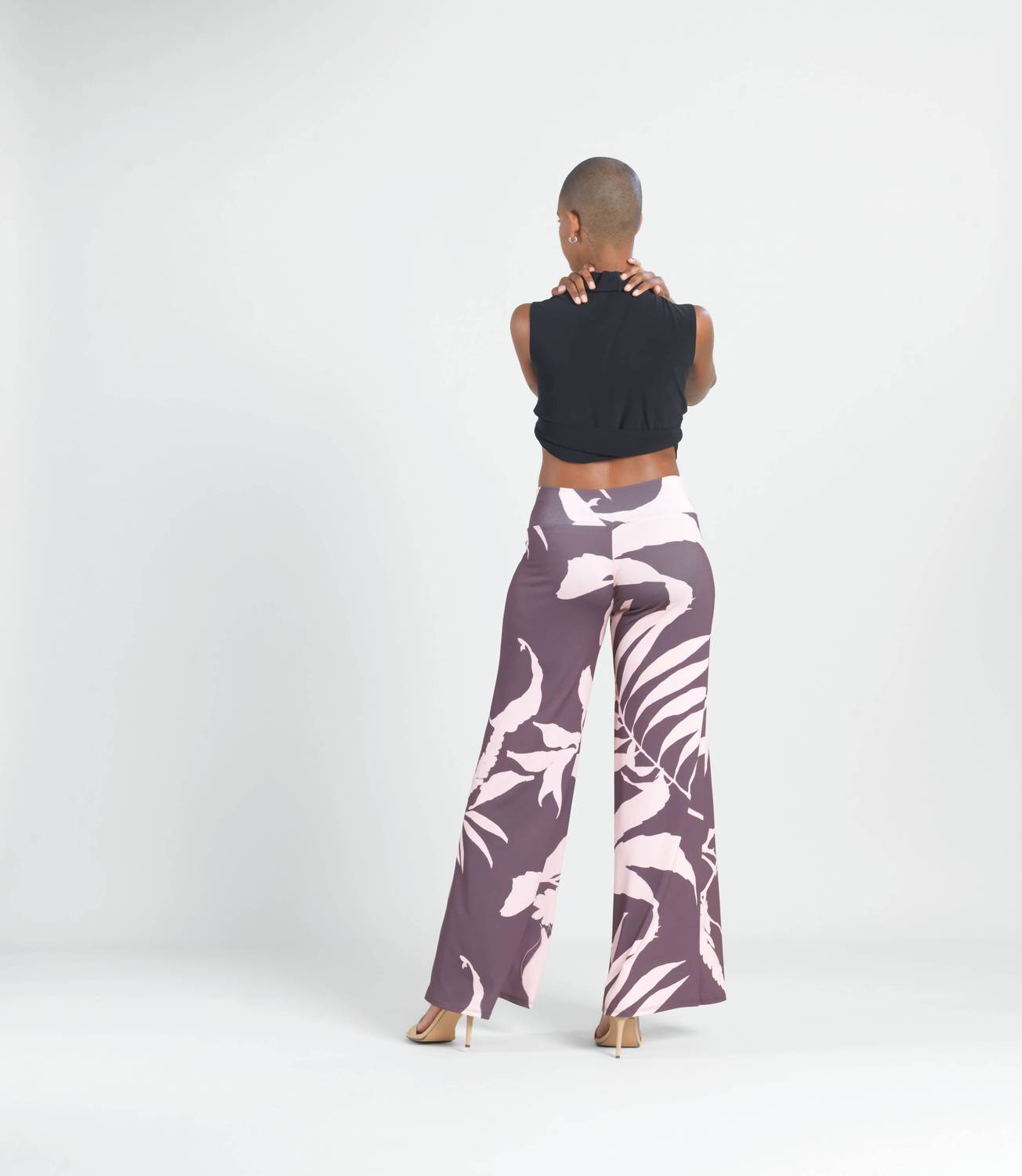 CLARA SUNWOO Palazzo Pants in floral coco - women's pants - view 7
