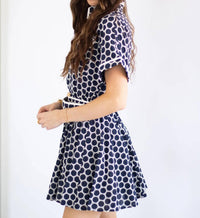 Sincerely Ours - Marine Dot Mini Dress