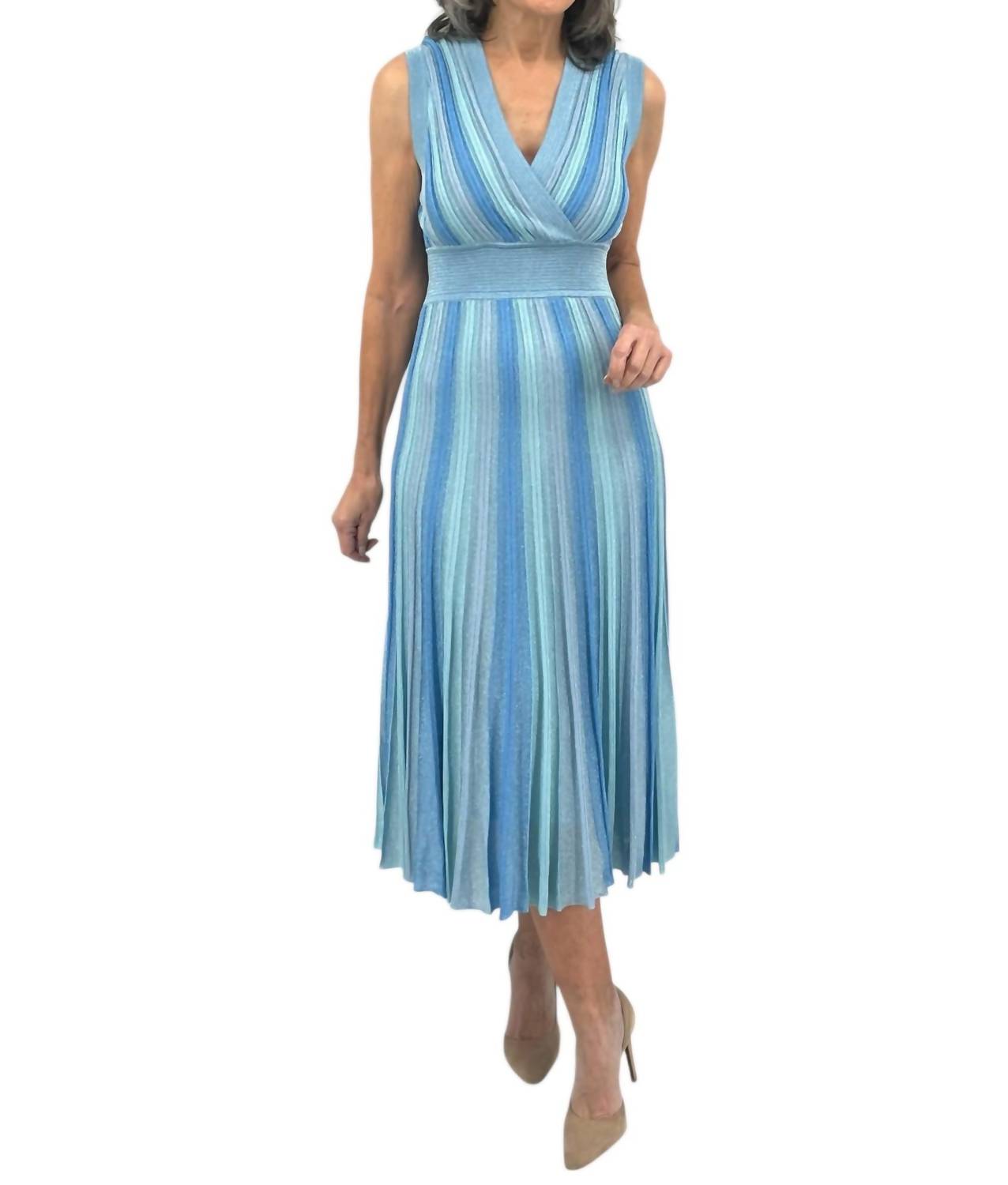 Maison Lurex - Women's Gala Lurex Wrap-over Dress