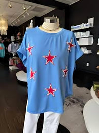 Bibi - Women's Bono Fourth Of July Terry Shirt