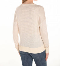 Frank Lyman - Women's Crew Neck Crystal Top