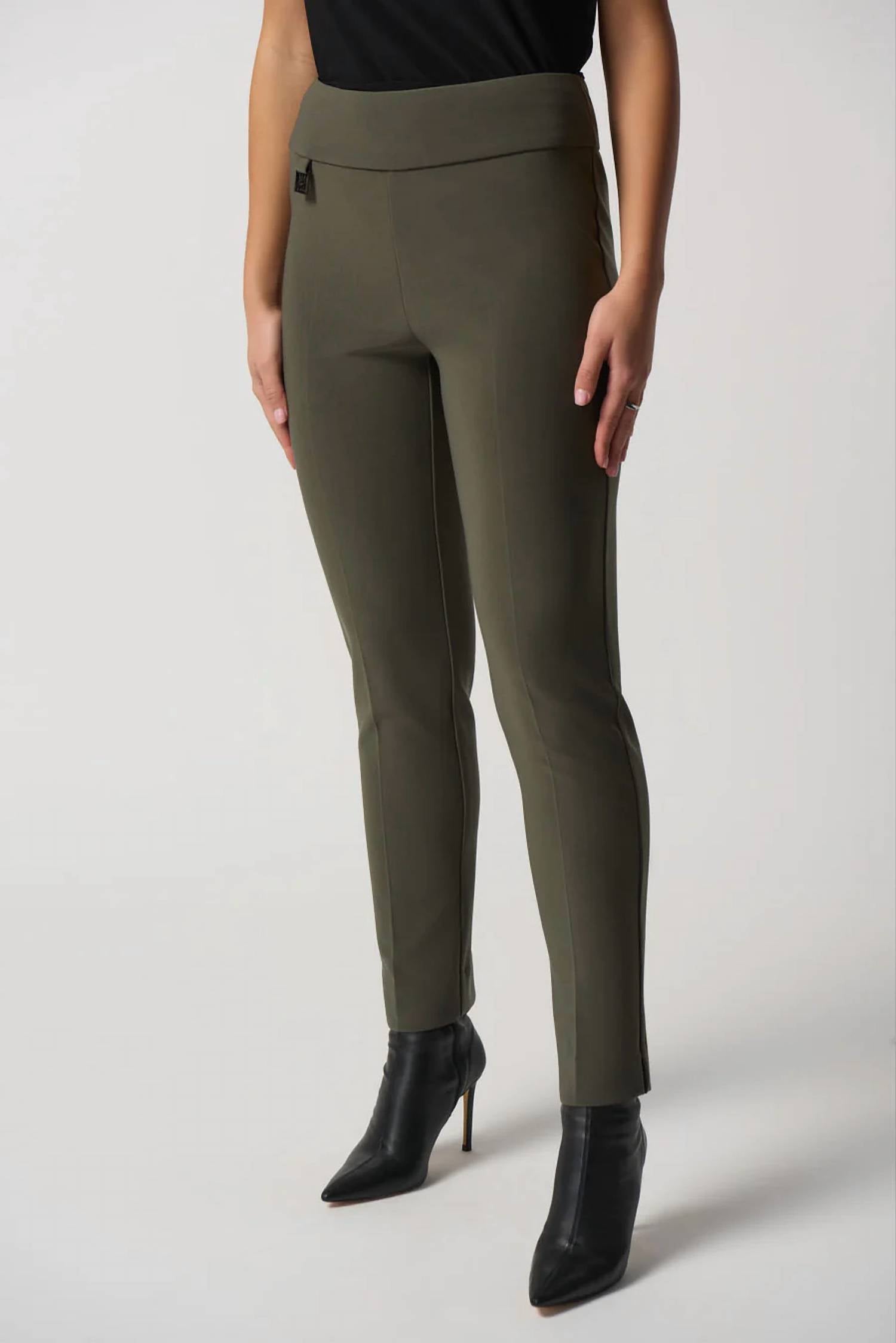 Joseph Ribkoff Women's Ajuste Slim Fit Pant in brown - women's jeans