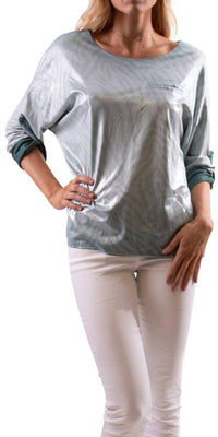 Gigi Moda - Amy Metallic Zebra Sweater