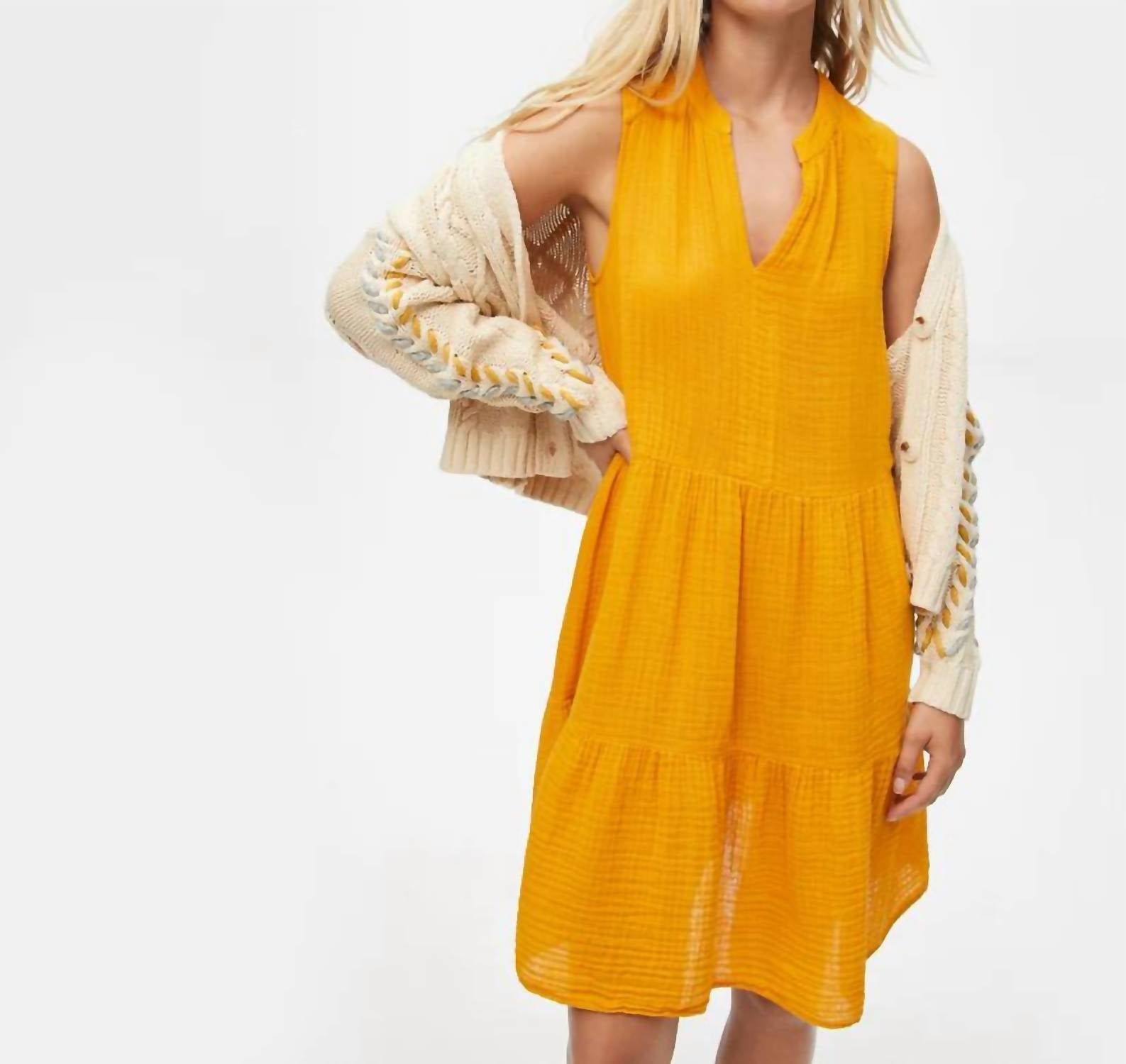Michael Stars - Daisy Double-gauze Dress