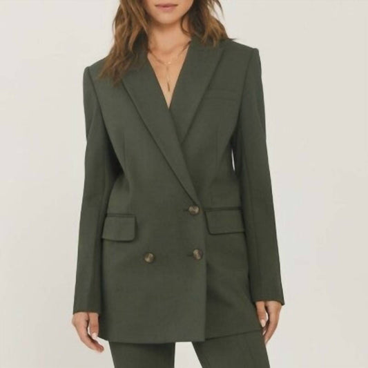 Something Navy - Danielle Double Breasted Blazer