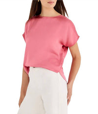 Nic + Zoe - Day Gloss Scoop Neck Cap Sleeve Tee